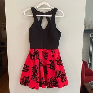 Crystal Doll Velvet Rose Floral Dress, Siz…